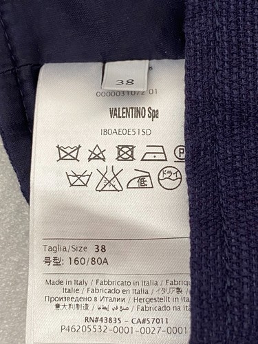 Valentino Navy Blue Top Size 38 - Bild 6 von 9