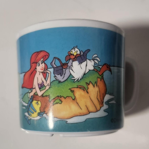 Piatto vintage Disney Sirenetta piatto ciotola cereali tazza design Zak plastica - Foto 4 di 6