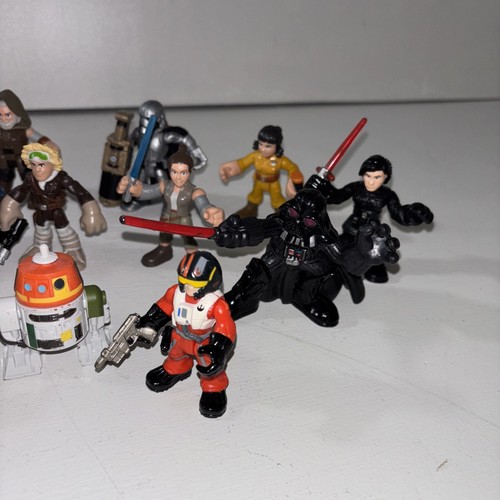 Huge Playskool Star Wars Galactic Heroes 15+ Piece Lot w/Luke Han Solo & More! - Picture 4 of 23
