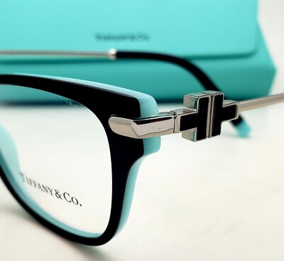 55,000から35,000Tiffany & Co. 2点セット TIFFANY & Co. Eyeglasses TF 2207 8055 52-15 Black &Blue