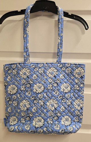 Borsa Vera Bradley Sweet Garden blu nuova con etichetta 28548-17650