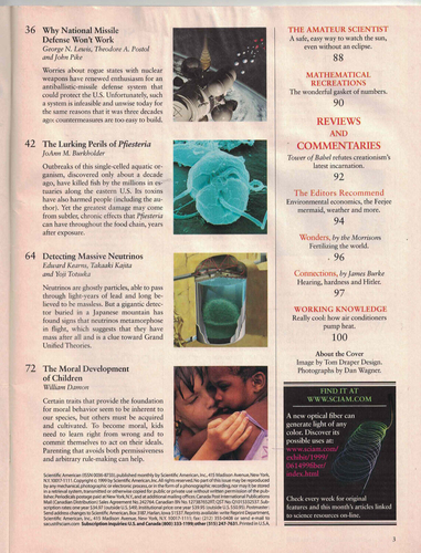 Scientific American Aug 1999 - Oxygen Project - Imagen 3 de 3