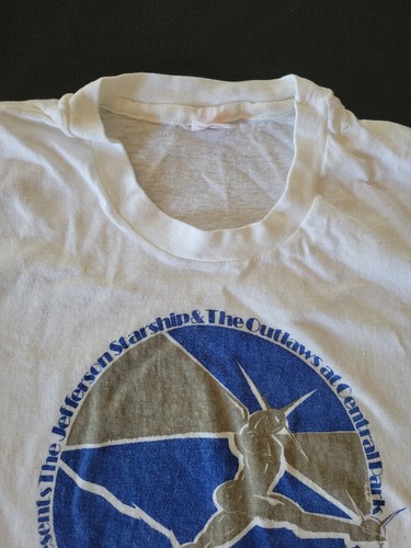1975 Jefferson Starship & The Outlaws Central Park Konzert T-Shirt, NYC, Small - Bild 5 von 23