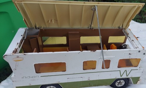 Vintage Tonka Mighty Winnebago Indian Camper Motorhome RV 1970's For Restoration - Picture 9 of 14