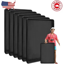 6Pcs Extra Large Auto Oil Drip Pan- 35.4 X 24 X1.6 Inches Oil Drip Tray