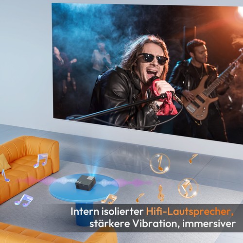 Super Projecteur 4K 12000Lms HD LED HDMI Home Cinéma Projecteur 5G wifi Lecteur Multimédia - Photo 14/17