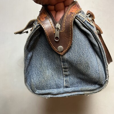 Vintage Levis Handmade Hippie Boho Biker Denim Jean Biker