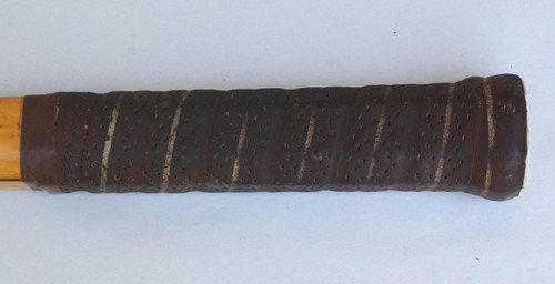 Spalding Davis Cup All White Ashbow My Serve Tennisschläger aus Holz #5 - Bild 10 von 15