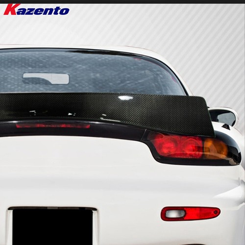 Rear Trunk Boot Spoiler Ducktail RB Style Carbon Fiber For Mazda RX7 RX-7 FD3S - Picture 3 of 15