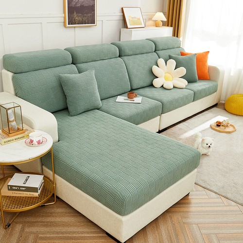 Stretch Individuell Sofakissen Bezug Couch Sofa Sitz Schonbezug Dick Jacquard - Bild 4 von 24