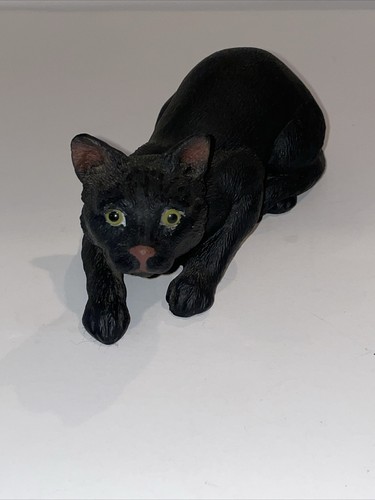 Vintage! 1992 Universal Statuary 7” BLACK CAT Green Eyes - Picture 5 of 21