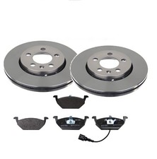 AUDI A3 8L1 1.6 SET 2 Bremsscheiben 4 Beläge vorne für die Vorderachse