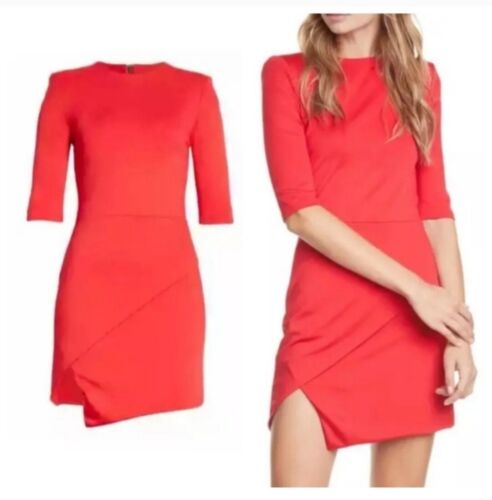 Mini abito asimmetrico Alice + Olivia Nova taglia 10 nuovo con etichetta