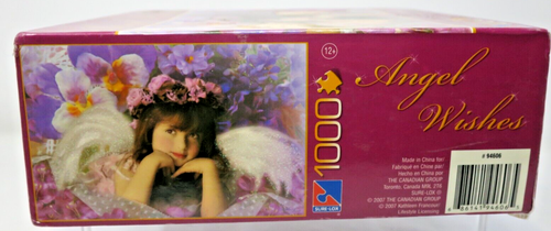 Sure Lox Vintage Voilet Angel Wishes Puzzle 1000PCS Angelic Glitter Wings New - Picture 6 of 7