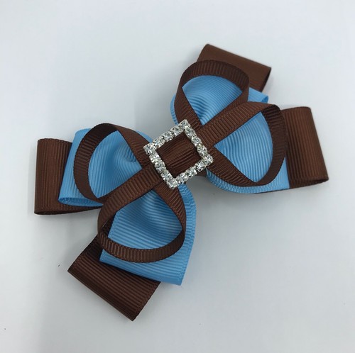 Brown and Light Blue School Hair Accessories - Picture 33 of 69