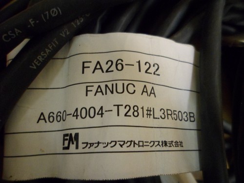 FANUC XGMF-15737 4 AXIS SERVO HAND CABLE FANUC LTD. A660-4004-T281 #L3R503B NOS - Picture 5 of 5