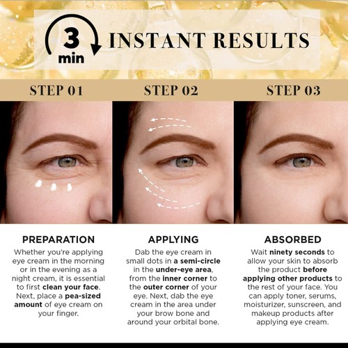 Instant Firm Eye Tightening Cream: Temporary Eye Bag Removal Tightener for Un... - Picture 6 of 7