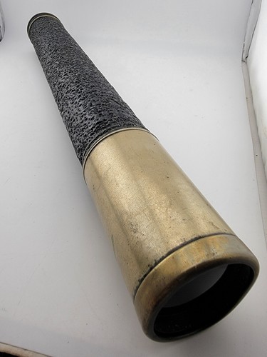 Original 1940 WW2 Maritime W Ottway &Co Ltd Ealing London single-draw telescope. - Picture 13 of 23