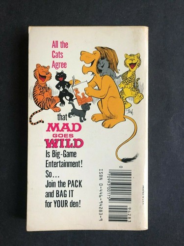 Mad Goes Wild by Frank Jacobs and Bob Clarke - Paperback April 1981 - Picture 2 of 2