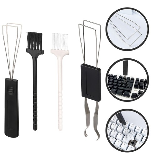 4 Sets Pulling Shaft Key Brush Office Keyboard Multi-purpose Cleaning - Afbeelding 8 van 12