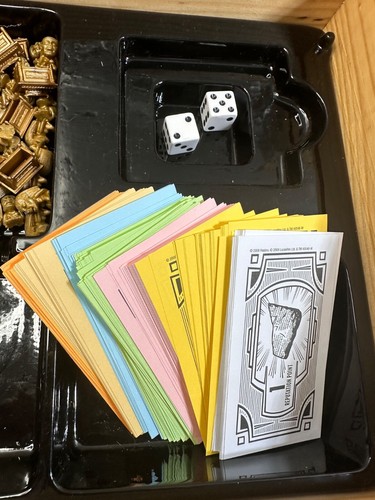 Monopoly Indiana Jones Limited Edition Board Game Wood Crate 2008 Complete Clean - Picture 3 of 10