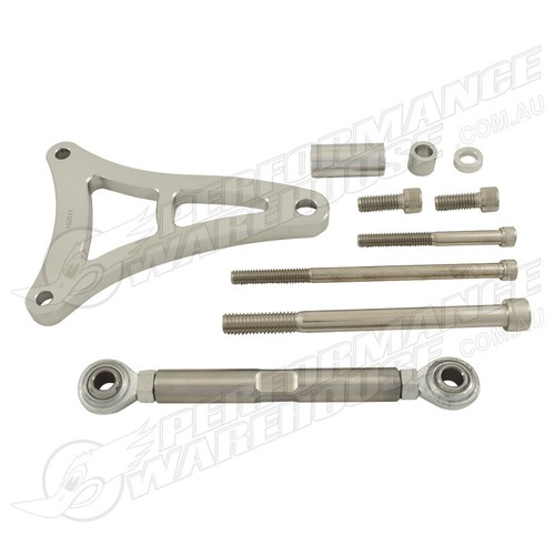 Cal Custom Ford 289 302 Right Inlet WP Mid Mount Billet Alternator Bracket - Bild 2 von 2