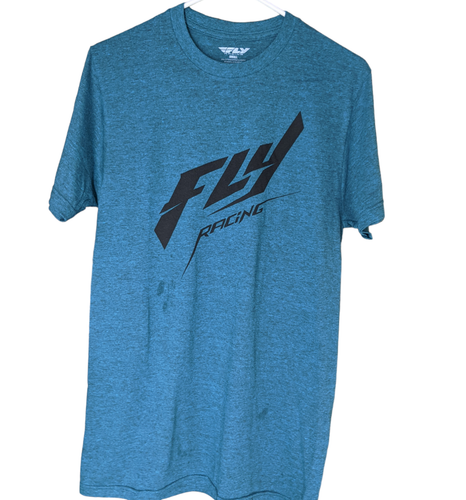Fly Racing Damen Stock Tee Black Brick HTHR Cyan HTHR und Neongelb Größe S L - Bild 16 von 21