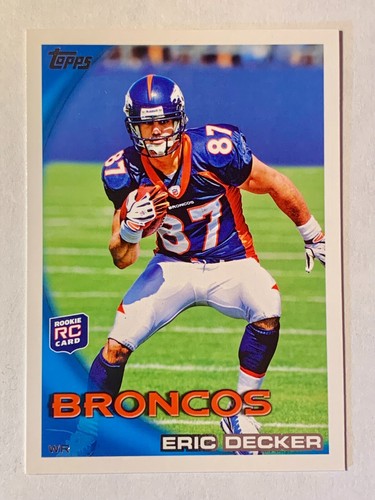 2010 Topps #258 - Eric Decker RC Denver Broncos - Picture 1 of 2