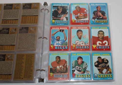 1971 Topps Football Card Partial Set 1-263 182/263 Cards LOADED Stars HOF RC's - Picture 8 of 11