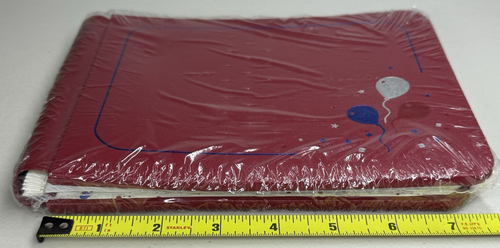 Creative Memories 5x7 Red Album Balloons Celebrate Birthday & 10 Pages In Book - Picture 6 of 10