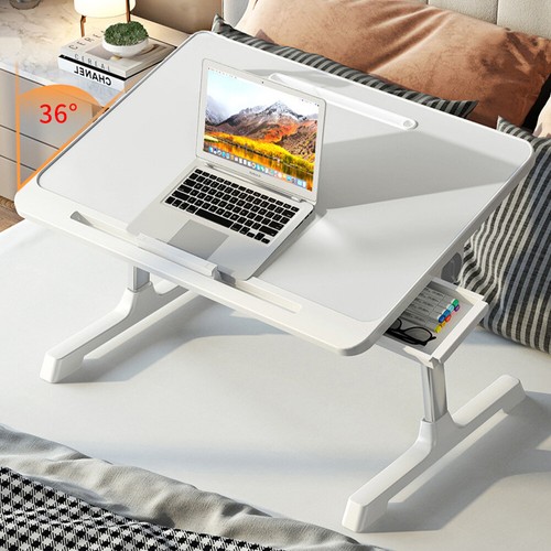 Folding Laptop Table Notebook Adjustable Desk Stand Computer Ipad Bed Sofa Tray - Picture 5 of 31