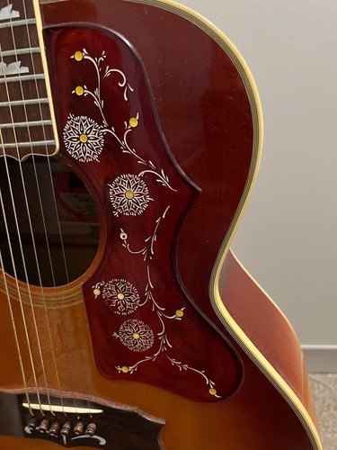 1974 Gibson J-200 Artist Acoustic Guitar, lite sunburst, Mint Condition W/OHSC - Picture 8 of 9