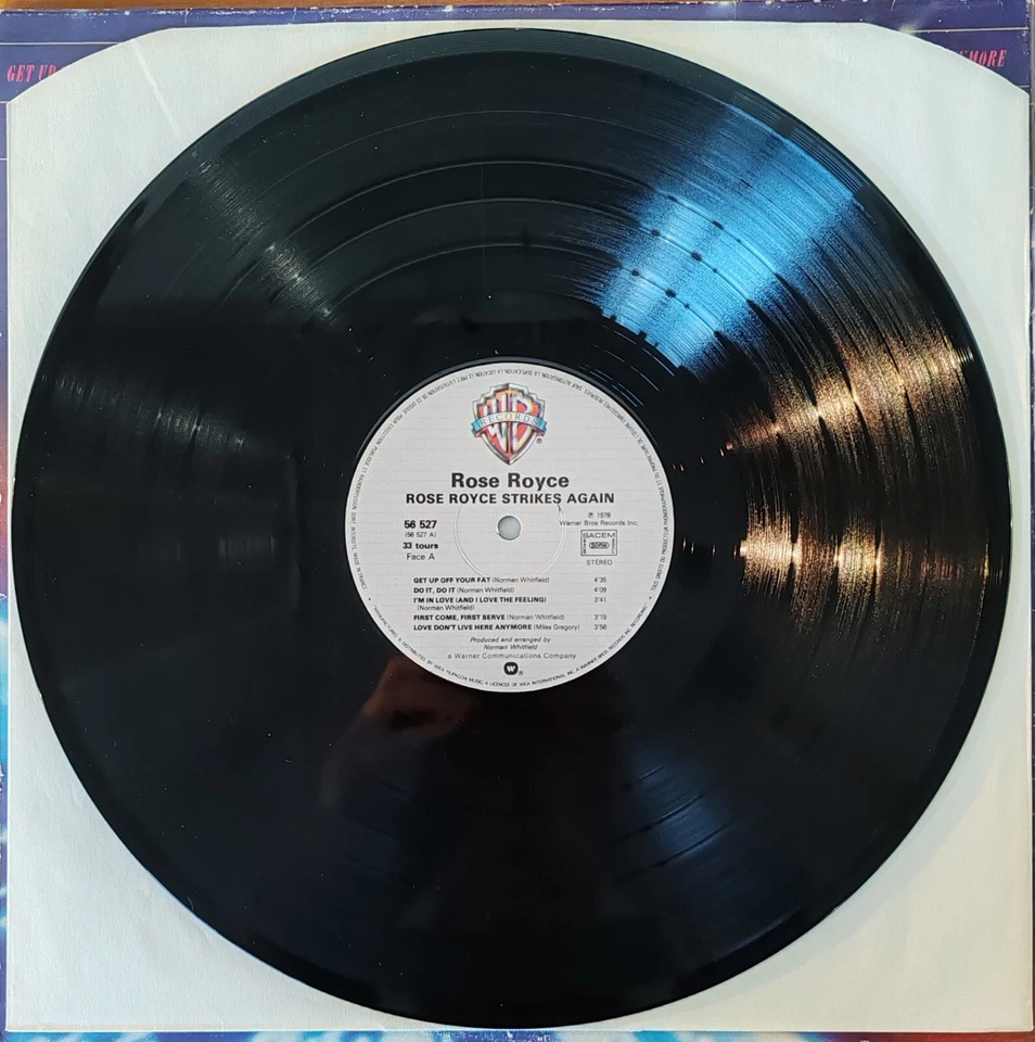 Vinyle 33t Rose Royce - Strikes Again! (1978 - Warner Bros) - Photo 4/4