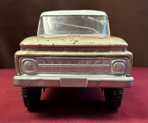 Camion e rimorchio vintage in nylon 6300 purosangue fattorie in acciaio pressato anni '60 - Foto 4 di 24
