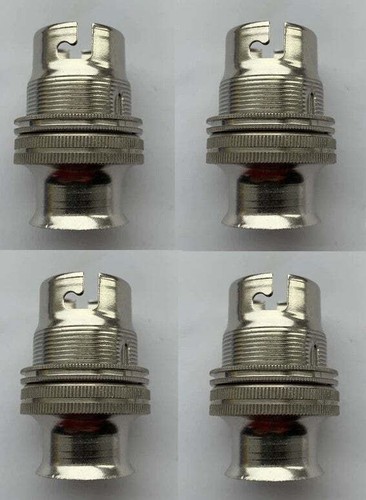 Tubo de conducto BC B22 20 mm soporte de lámpara/bombilla + anillo de sombra - Imagen 9 de 16