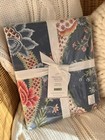 Pottery Barn Blanca Scroll Reversible Duvet Full/Queen Multi NWT