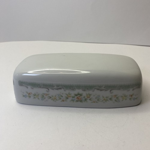 Roseville Porcelain China Japan #4135 Covered Butter Dish with Lid - Picture 8 of 11