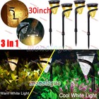 2/4pcs Solar Walkway Lights Outdoor Garden Waterproof Landscape LED Pathway Lamp