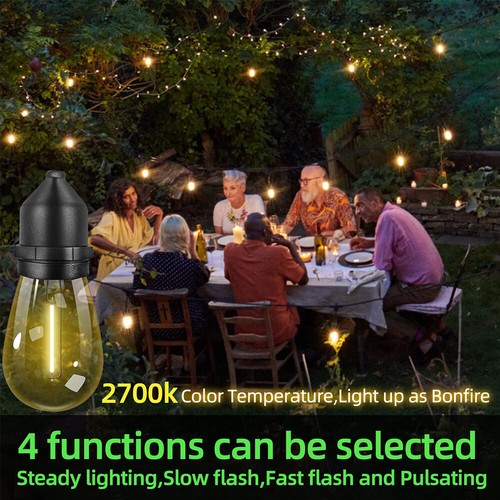 15M-18M LED Festoon String Light Bulb Party Outdoor Shatterproof - Picture 11 of 16