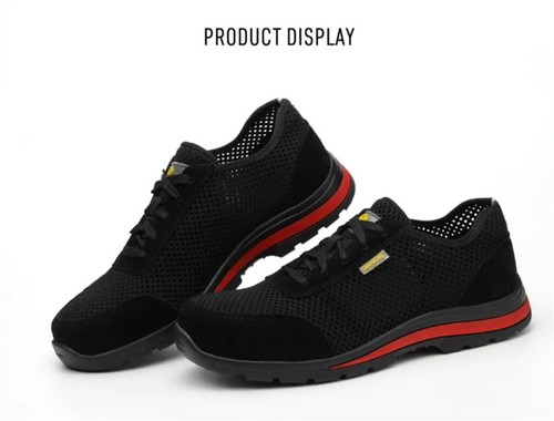 Herren Sicherheit Atmungsaktiv Arbeit Sneaker Anti-Pannen Unzerstörbar Stahlkappe Schuh - Bild 15 von 25