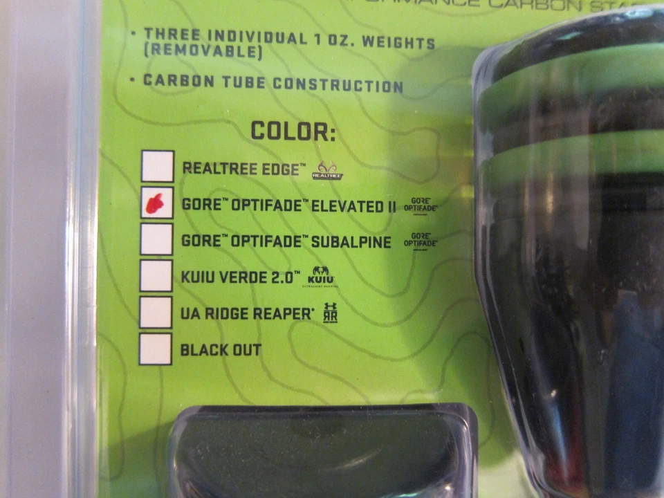 NEW Fuse Archery Stabilizer Carbon Torch FX 6" 7.4 oz. Gore Optifade Elevated II - Image 3 of 4