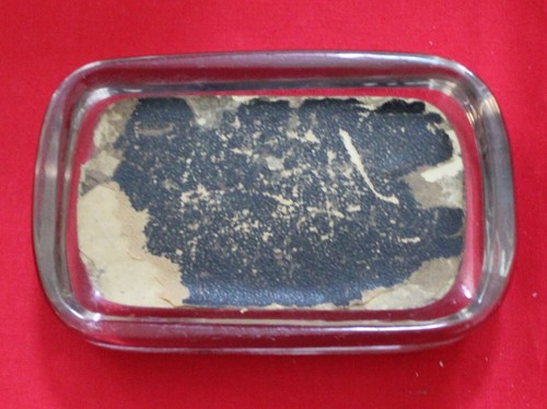 Connecticut Fire Ins. "Co. Vintage Glas Werbung Briefbeschwerer 4"" x 2,5"" x 1" - Bild 3 von 3