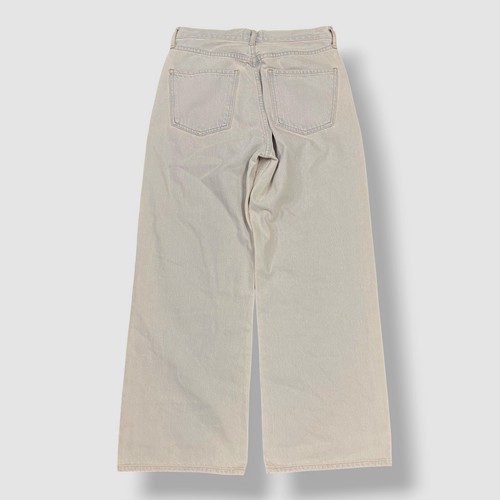 Agolde Women's Pink Colored Denim High-Rise Ren Wide-Leg Jeans Pants Size 27 - Bild 2 von 5