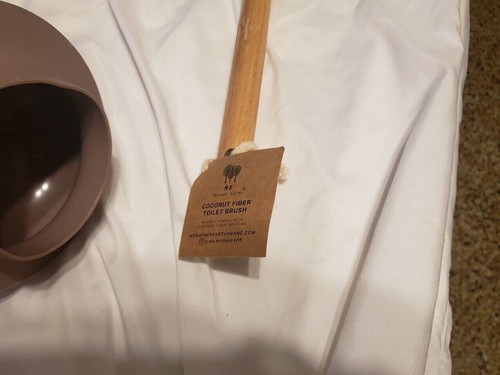 2 FOR 1 PRICE: MICROBAN PLUNGER & TOILET BOWL NATURAL COCONUT FIBER BRUSH-NEW! - Picture 5 of 5
