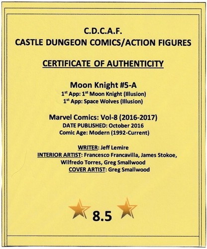 Cómics de Marvel Knight 5-A vol-8 (2016-2017) grado 8,5 - Imagen 3 de 3