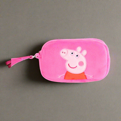 Peppa Pig Soft Plush Toy Wallet Pouch for Kids- Pink Peppa - Picture 24 of 24