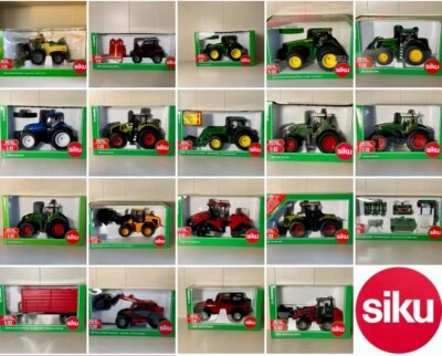 Siku Farmer Traktoren und andere Fahrzeuge in 1:32 Fendt John Deere Claas usw. - Bild 1 von 4