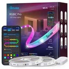 NWB Govee 49.2ft RGBIC LED Strip Lights Wi-Fi Smart App Control Color-Changing