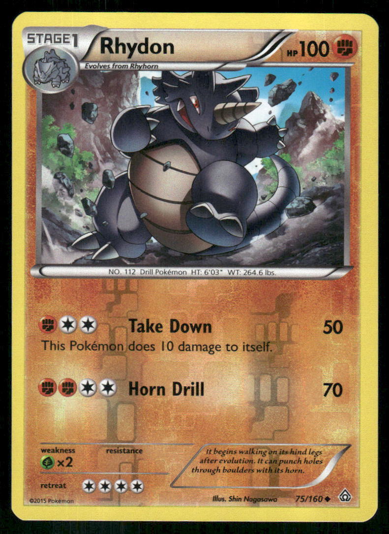 XY - Primal Clash #75/160 Rhydon