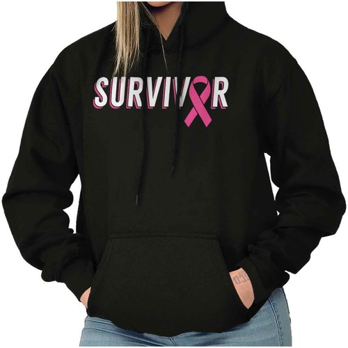 Survivor Pink Ribbon Breast Cancer Awareness Damen Kapuzen Sweatshirts Hoodies - Bild 8 von 9